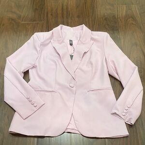 STYLEWE Lilac Single Button Women's Blazer Jacket